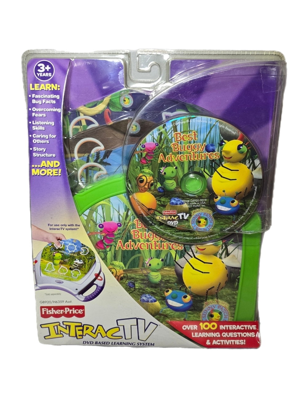 NEW Vtg Fisher Price InteracTV DVD Learning System Best Buggy Adventures SEALED